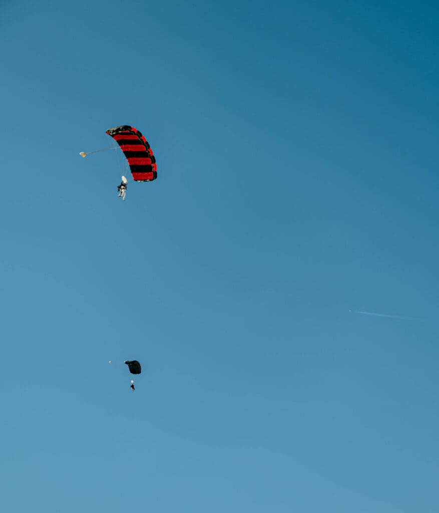 soaring high during a Moab elopement